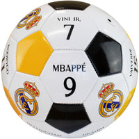 Official Licensed Real Madrid with Players' Names & Numbers Soccer Ball 2024, Size 5