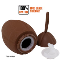 Collapsible Silicone Football Water Bottle Maccabi Art, 7500ml.