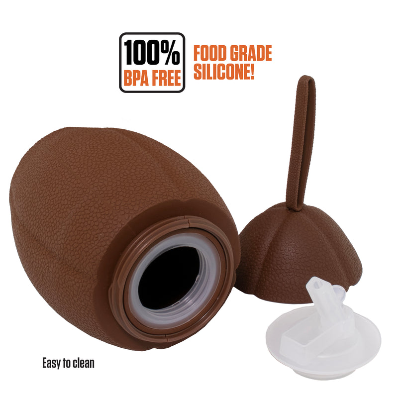 Collapsible Silicone Football Water Bottle Maccabi Art, 7500ml.