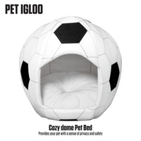 soccer - Igloo Pet Bed - Small
