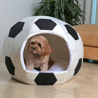 soccer - Igloo Pet Bed - Medium