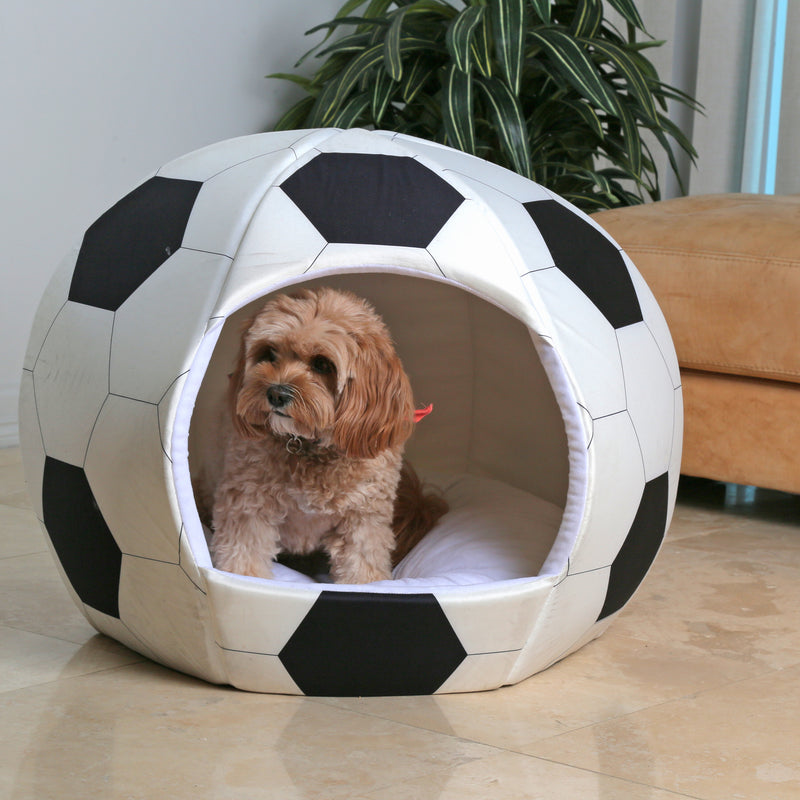 soccer - Igloo Pet Bed - Small