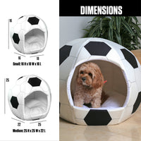 soccer - Igloo Pet Bed - Small