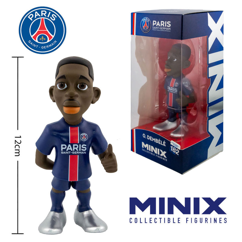 MINIX Ousmane Dembélé PSG collectible figure in display box