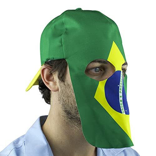 Brazil Fan Mask & Hat Combo, alternate product view 5