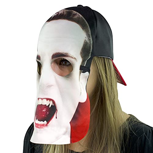Dracula Vampire Fan Mask & Hat Combo, alternate product view 2