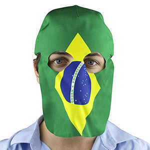 Brazil Fan Mask & Hat Combo – 8485