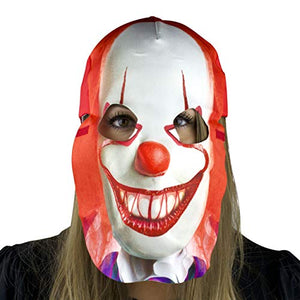 Red Clown Fan Mask & Hat Combo – 8654