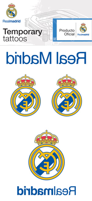 Official Real Madrid CF Temporary Tattoos - 5053