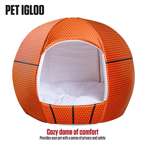 Basketball - Sport Ball Igloo Pet Bed - Small