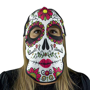 Pink Sugar Skull Fan Mask & Hat Combo – 8598