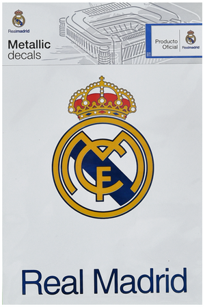 Official Real Madrid CF Metallic Decals - 5284