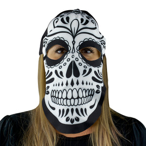 Sugar Skull Fan Mask & Hat Combo – 8655
