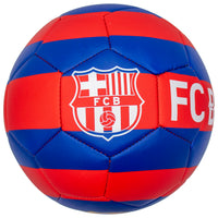 Officially Licensed FC Barcelona Soccer Ball Size 5, Stripes Style - 9041