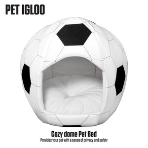 soccer - Igloo Pet Bed - Small