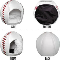 Baseball - Sport Ball Igloo Pet Bed - Small