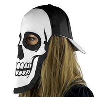 Skull Fan Mask and Hat All-In-One for Costume Parties Maccabi Art