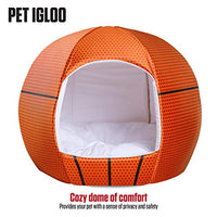 Basketball - Sport Ball Igloo Pet Bed - Small