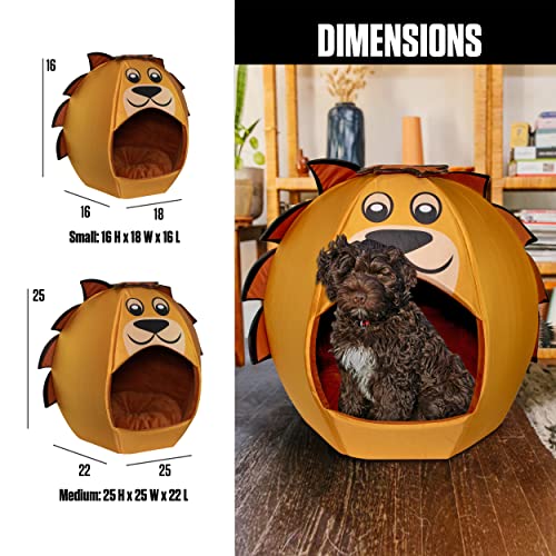 Lion - Igloo Pet Bed - Small