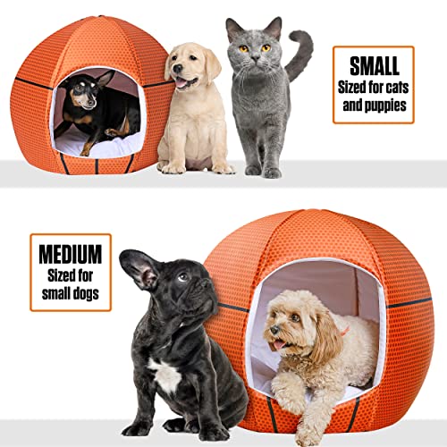 Basketball - Sport Ball Igloo Pet Bed - Small