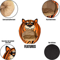 Tiger - Igloo Pet Bed - Medium