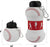 Collapsible Silicone Baseball Water Bottle Maccabi Art, 1 Liter