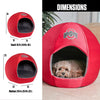 Ohio State University (NCAA)- Sport Ball Pet Bed-Small