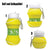 Collapsible Silicone Tennis Ball Water Bottle Maccabi Art, 500 ml.